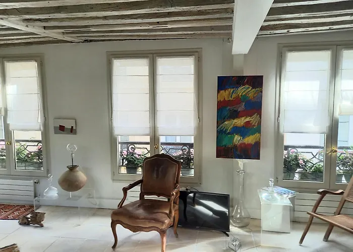 Duplex Terrasse Coeur De Montorgueil Apartmán Paříž